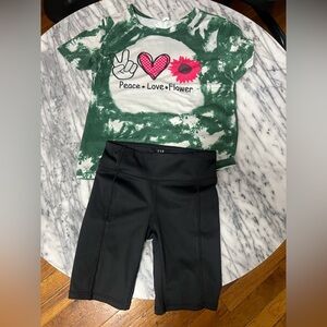 GAP Teen Green and Black Outfit